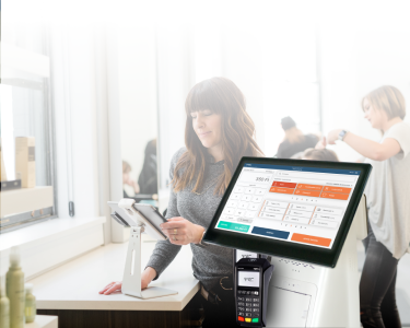 SmartKassa - Touch screen cash register with integrated POS terminal.